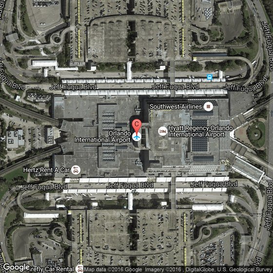 MCO Parking Map - Orlando International Airport MCO