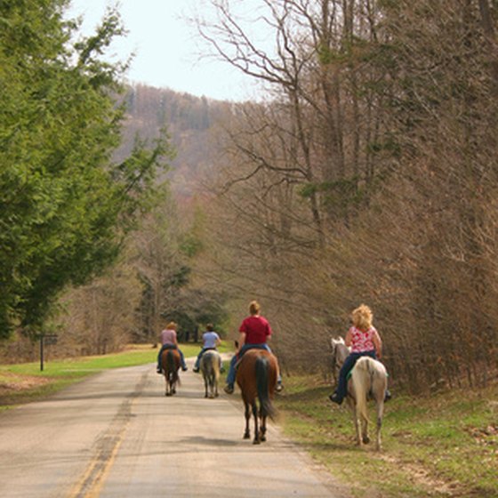 Horseback riding is a popular activity for visitors to Pinetop-Lakeside.