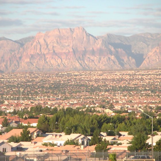 Red Rock Canyon is a short drive from the Meadows Mall area of Las Vegas.