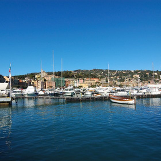 Santa Margherita is a relatively peaceful town along the Italian Riviera.