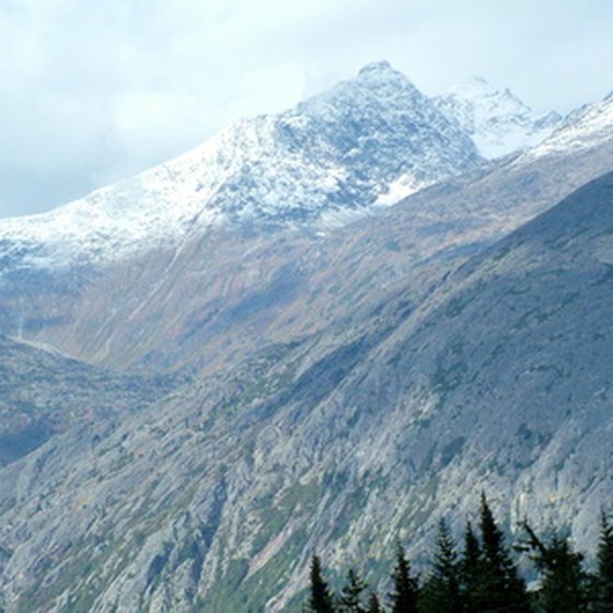 The Chilkoot and Dawson trails cover rugged but breathtaking country.