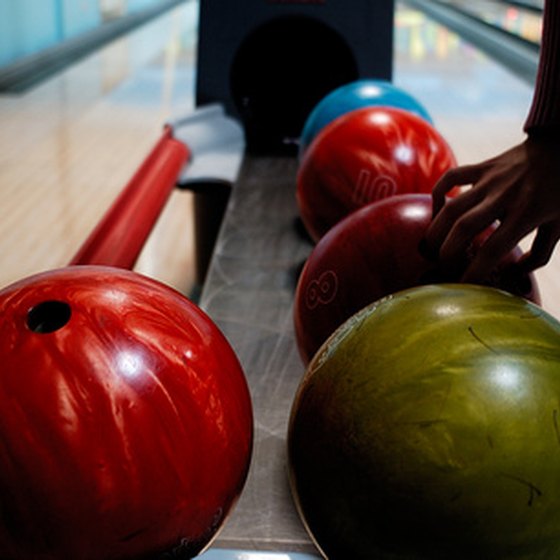 Several Las Vegas hotels offer bowling alleys.
