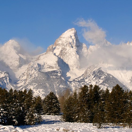 Grand Teton is one of the mountains you'll see.