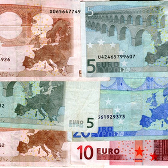Most of the currency is in Euros.