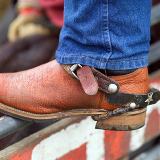 One of the largest amateur rodeos in Texas is held in Bowie.