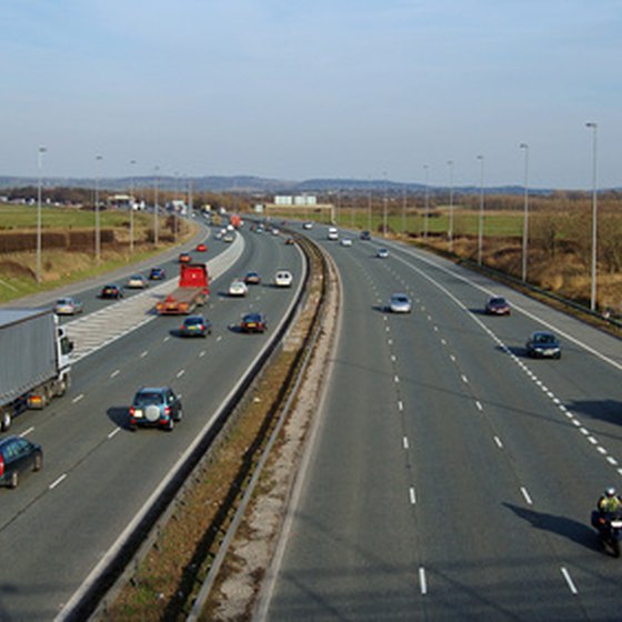 The M6 motorway