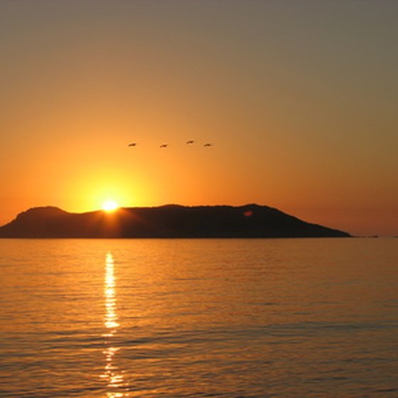 Watch the sunset at Sea of Cortez.