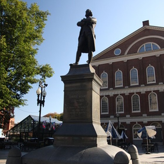 Faneuil Hall is along the Freedom Trail.