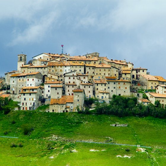 Umbria's picturesque towns are famed for their medieval architecture,