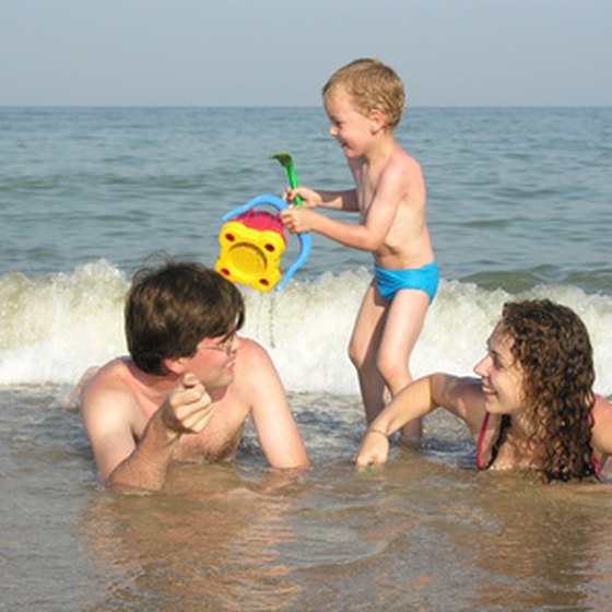 The beach is just one of many ideal family fun vacation destinations.
