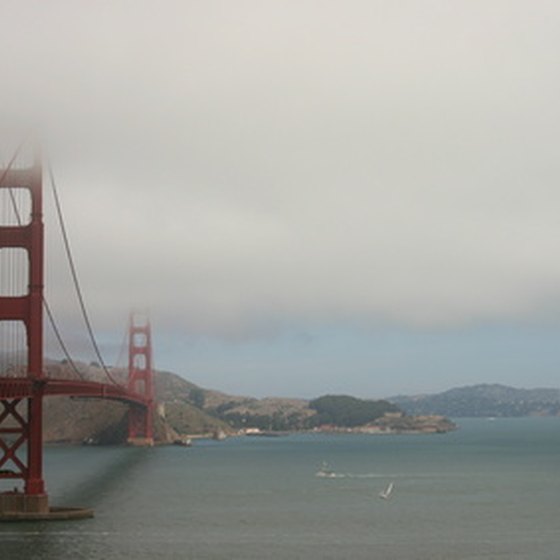 The Golden Gate Bridge is one of the most famous sites in San Francisco.