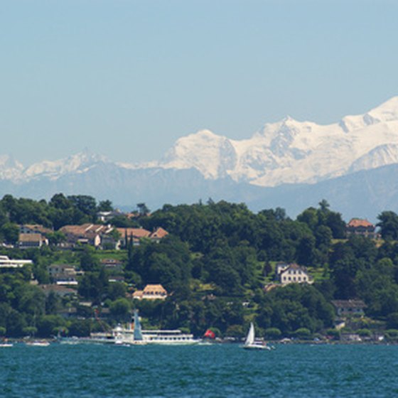 Geneva's lakeside hotels are some of the most popular in Europe.
