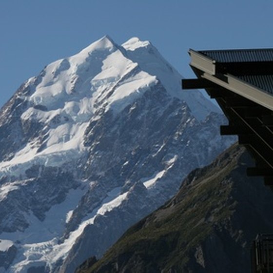 Mount Cook figures prominently on many New Zealand motorcycle tours.