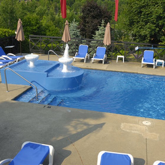 Select Buford hotels feature on-site swimming pools.