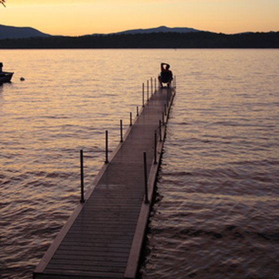 The Great Sacandaga Lake is in upstate New York.