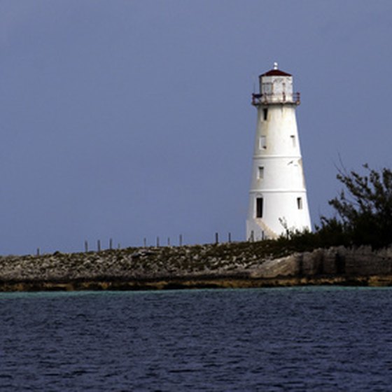 Lighthouse Nassau Bahamas Flat