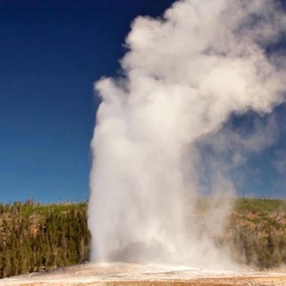 Yellowstone's Old Faithful Geyser is an iconic image of America's national parks.