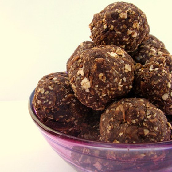Truffles can be filled with nuts, coffee, liquor, wine and more.