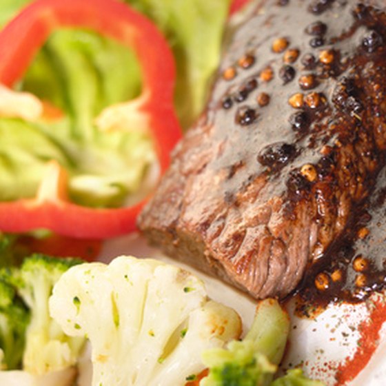 Many steak restaurants offer a wide variety of salads, soups and appetizers.