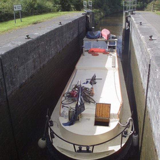 On a canal tour of Ireland you'll pass through the locks on the Shannon-Erne Waterway.