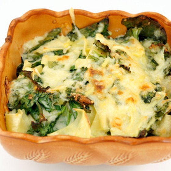 Italian vegetable lasagna.