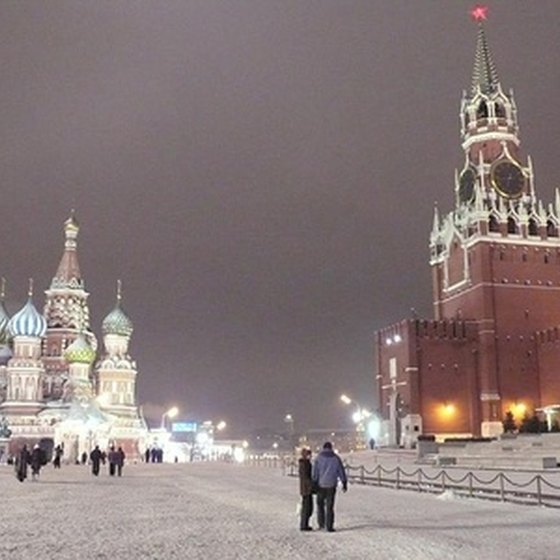 Moscow's Red Square in winter.