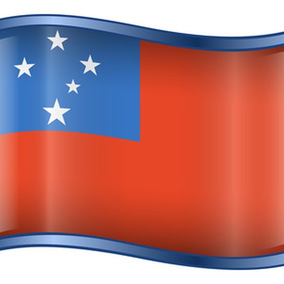 The flag of American Samoa