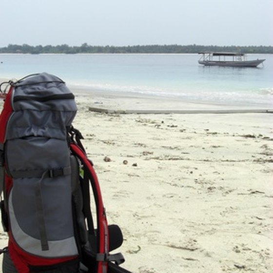 The backpack is a classic bag for lightweight travel in India.