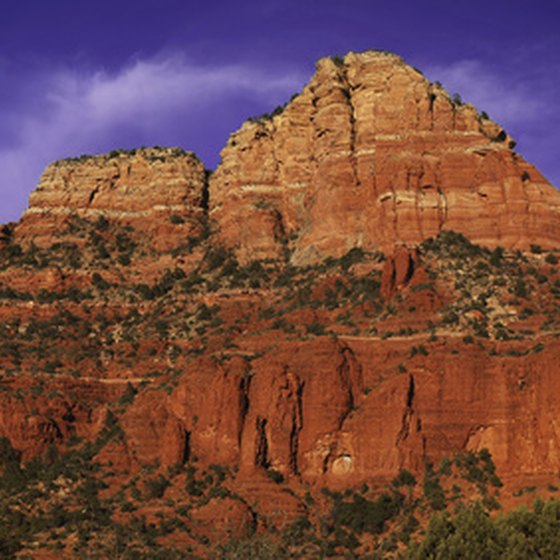 The Red Rocks of Sedona glow during sunrises and sunsets
