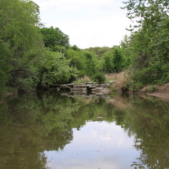 Austin is surrounded by wilderness, including this fishing hole just outside town.