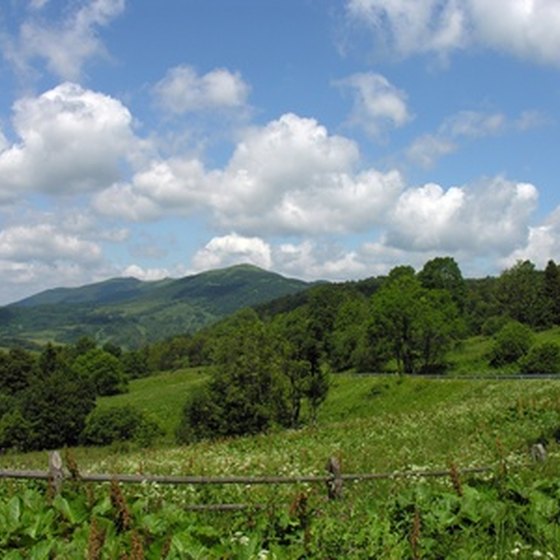 The Catskills cover a six county-wide area in New York state.