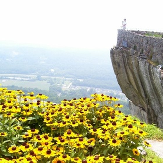 Lookout Mountain, at the edge of the Cumberland Plateau, overlooks Chattanooga