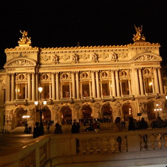 The Palais Garnier in Paris was built in 1875.
