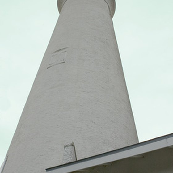 The Tallahassee-St. Marks trail ends in the town of St. Marks, with its historic lighthouse.