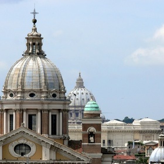 Vatican City lies in the center of Rome.