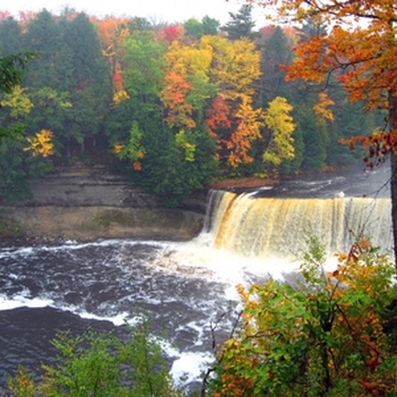 Tahquamenon Falls State Park is a location for camping in northern Michigan.
