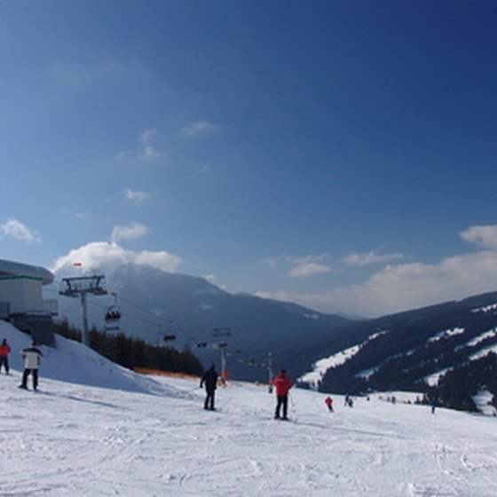 Several ski resorts are close to Washington D.C.