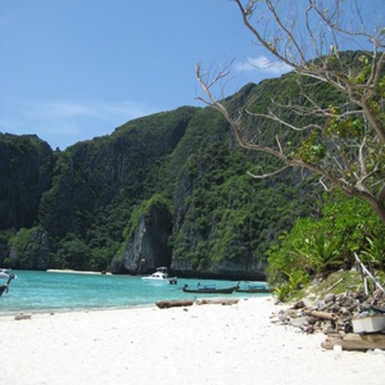Maya Beach is a popular day-trip from Phuket.