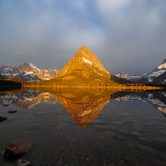 Enjoy the natural features in western Montana, such as the ones in Glacier National Park.