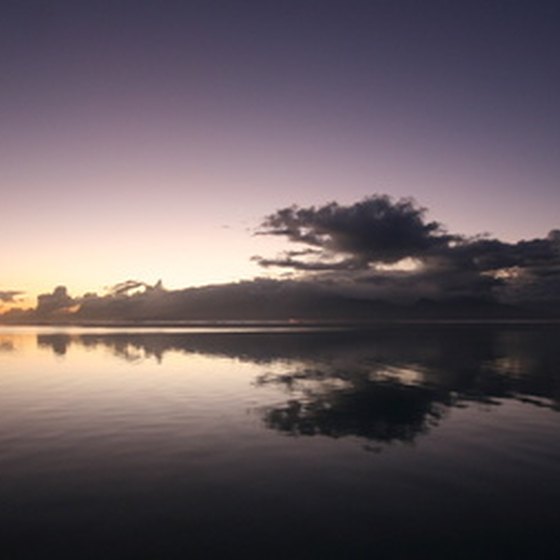 Sunrise over Tahiti