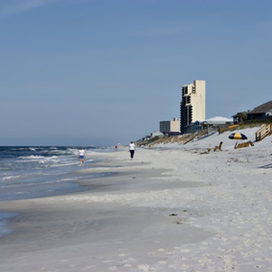 Seaside has miles of beaches.