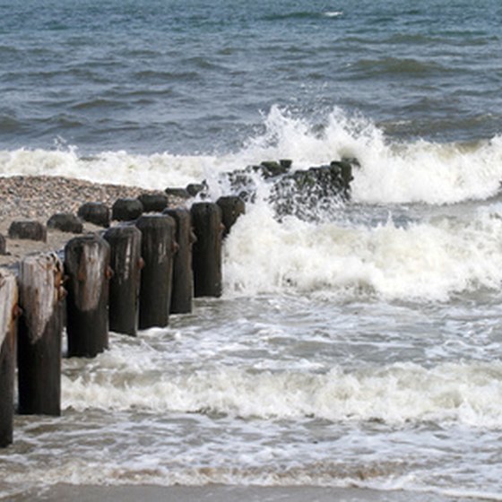 Several fishing piers are located throughout Ocean City, MD.