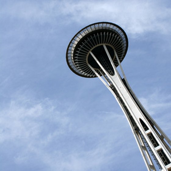 Seattle's skyline includes the landmark Space Needle.