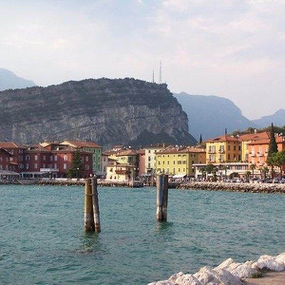 Lake Garda is often a holiday destination.
