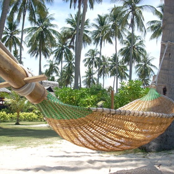 Many accommodations provide hammocks on the property.