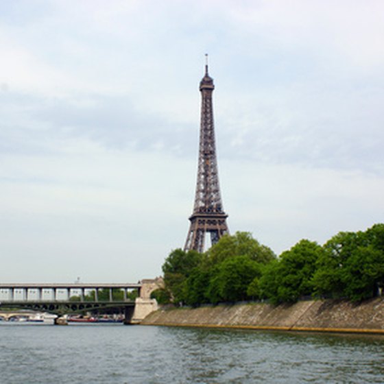 Paris' stunning Eiffel Tower offers views of the city's skyline