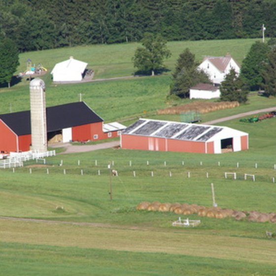 Well-kept farms are just one of the many sights you may see while exploring Pennsylvania.
