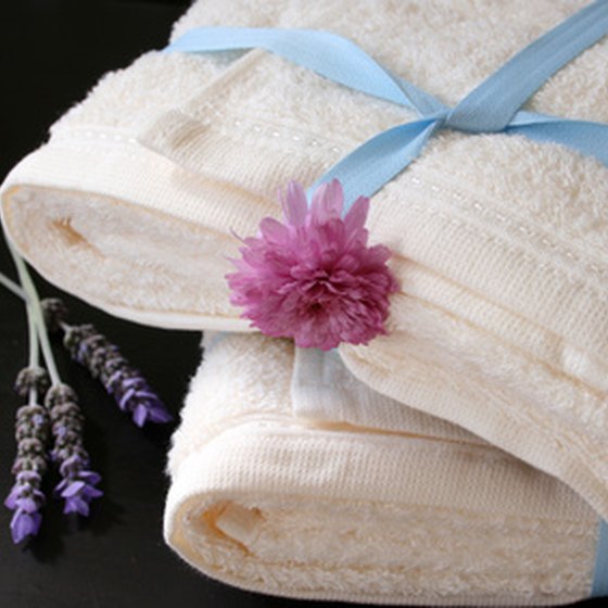 Luxury hotels offer specialty bath amenities.
