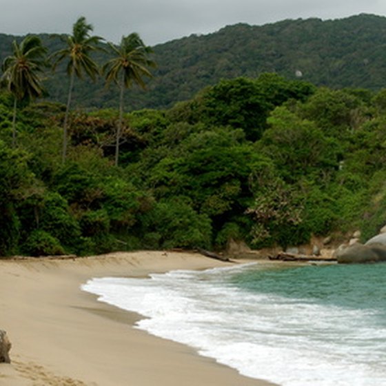 Colombia's beaches are popular with foreign visitors.