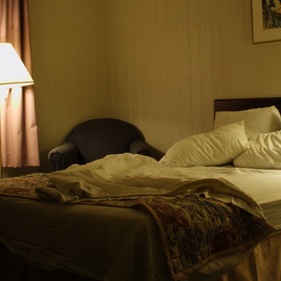 Hotels near Patoka Lake feature various bedding options